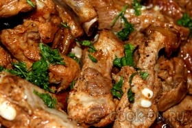 Свиные ребрышки Острые